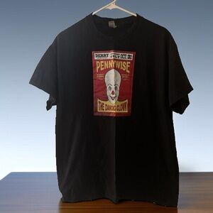 Pennywise Black Graphic Tee Handmade HGTV New!
